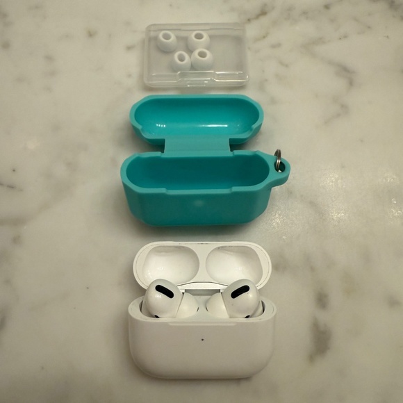 AirPods Pro 1st Generation with MagSafe Charging Case & Silicone Case Cover